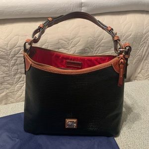 Dooney & Bourke black leather handbag